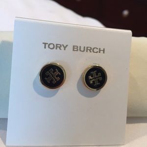 Tory burch logo studs
